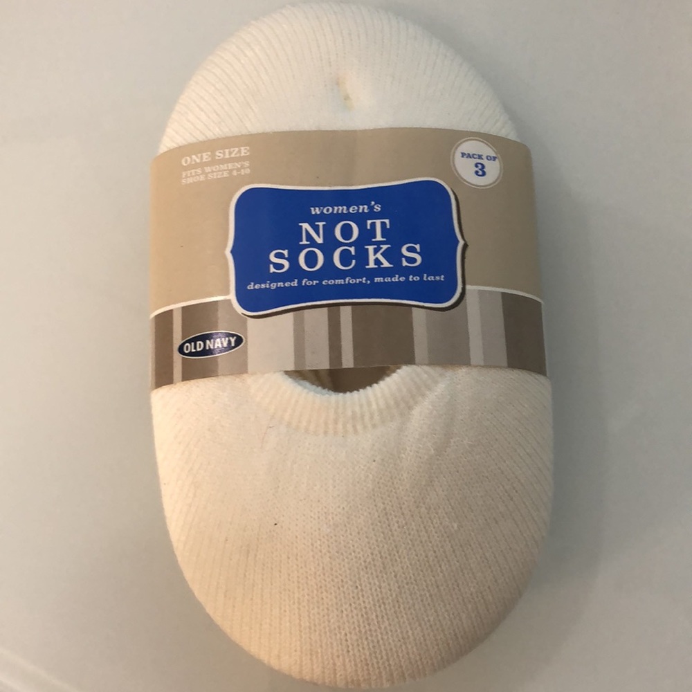 Old Navy Not Socks 3 Pack NWT